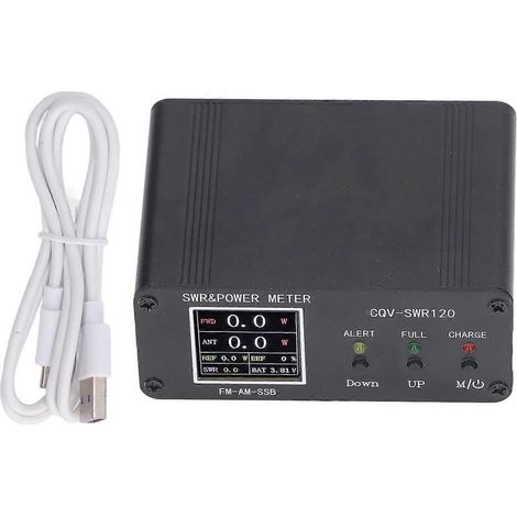 SWR-Leistungsmesser 120 W, Digitalanzeige, Stehwellenmesser, Frequenztester für FM, AM und SSB