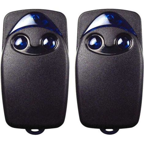 Portes de garage électriques Flo2r-s de 433,92 MHz (paquet de 2) compatibles avec télécommandes Nice