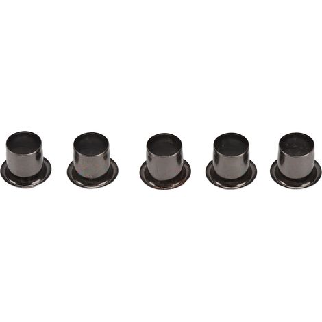 100 Stück Metallösen mit runder Innenbohrung, Luftlöcher, DIY-Lederhandwerkszubehör, 6 mm / 0,24 Zoll (1/5)