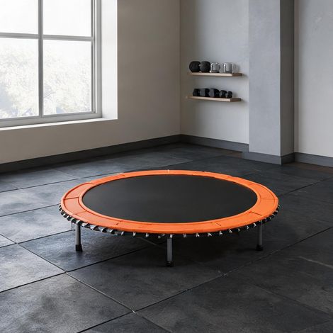 Matelas de trampoline 12 pieds orange et noir avec 72 anneaux en (1/5)