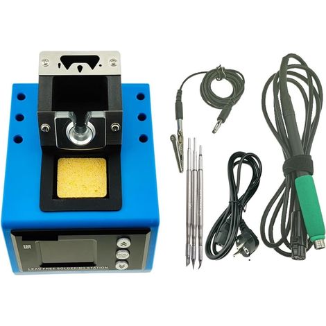 Station de préchauffage de soudure à plaque chauffante électrique C210F station de soudage CNB OLED contrôleur électrique for JBC-210 conseils Auto-sommeil chauffage rapide 85W 500C outils de soudage( (1/5)