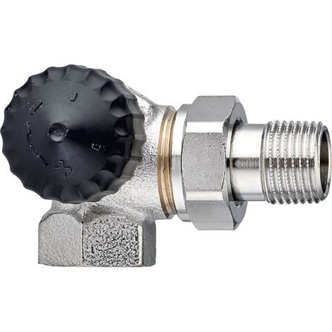 HEIMEIER Thermostat-Ventilunterteil mit ger. Widerstand, Winkeleck/li., DN15, 2341-02.000 (1/3)
