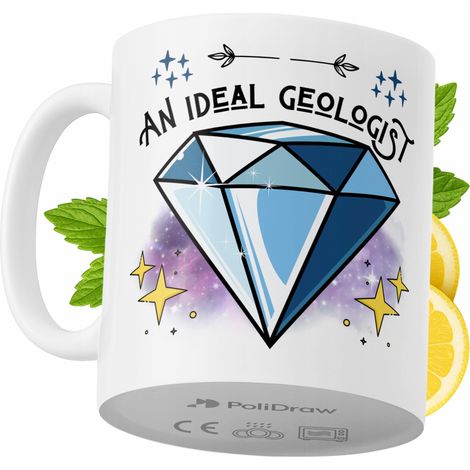 Lustige Kaffeetasse für Geologen mit witzigem Textdesign – ideal für Geburtstage, Namenstage, Feiertage und besondere Anlässe. Hochwertige Tasse für Zuhause, Büro und Arbeit. Farbe: Weiß, 330 ml.
