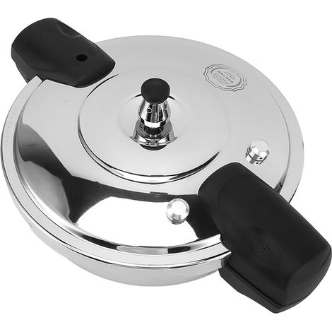 Autocuiseur avec soupape de sécurité 80 kPa à conduction thermique rapide en acier inoxydable pour cuisinières électriques et à gaz, 24 cm / 9,45 pouces (1/5)