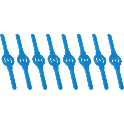 Lames en Plastique De Rechange pour Coupe-Bordures 8 Pcs Coupe-Bordure en Plastique Tondeuse À Gazon en Plastique Lames, Lames De Grass Trimmer Brush Cutter Lames De Grass (1/5)