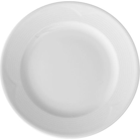 Assiette plate porcelaine blanche classique Ø 200 mm - Lot de 12 - Hendi