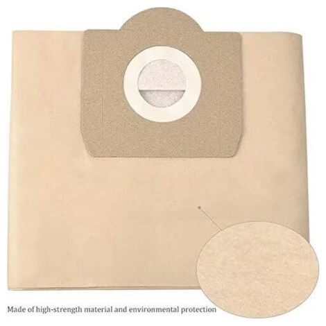 Alovez - Sacs Aspirateur pour Karcher 6.959-130.0 WD3 WD3P MV3 Sacs Filtrants en Papier de Rechange pour Aspirateur Wet & Dry, Sac pour Karcher WD3 Premium Accessoires Pièces Détachées（5 lots） (1/5)