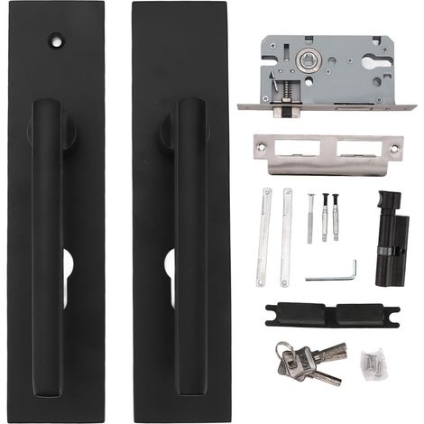 de porte universelle en alliage d aluminium noir commune
