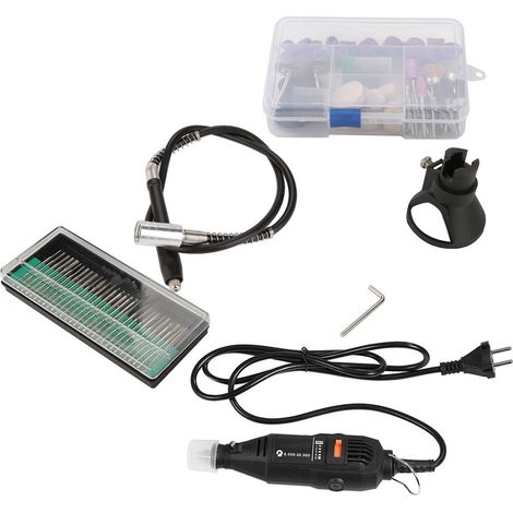 Mini Outil Rotatif Électrique 130W avec Flexible et 160 Accessoires, pour Prise EU 110V/220V (1/5)