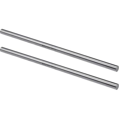 Outil de Tournage HSS Rond Acier Tige 8mm Barre 200mm Longueur pour Arbre Engranage Perceuse Outil de Tour Aléseuse Tournant Miniature Essieu Cylindrique épingle 2pcs (1/4)