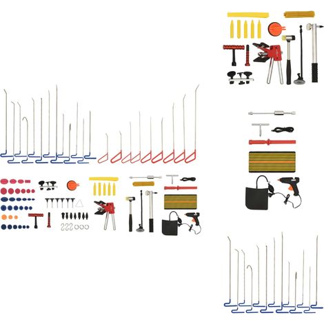 Kit d'outils de débosselage sans peinture 89 pcs - Débosselage Auto - Outils De Débosselage - Kit De Débosselage - Réparation De Bosses - Réparation Automobile