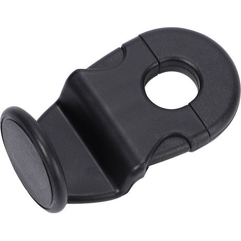 Paquete de 4 ganchos para reposacabezas de asientos de coche, lazos de paracord, organizador universal de almacenamiento para bolsos con sistema anti-aflojamiento (Paquete de 4, rojo) (1/5)