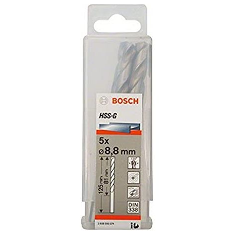 Punta  da  trapano  Bosch  PRO  Metal  HSS-G  8,8  x  81  x  125  mm  -  2608595074 (1/4)