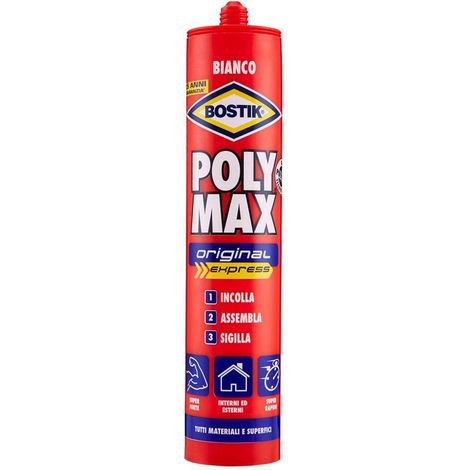Bostik Poly Max Original Express Kleber Gr.425 – Schwarz, Packung mit 12 Stück.