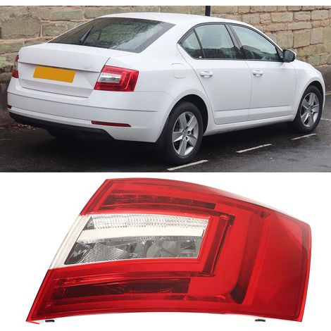 (T06) Scheinwerfer- und Rücklichteinheit für Skoda Octavia 5E Facelift 2017-2019 (Liftback) Rechts: 5E5945112B (Übergröße) (1/5)