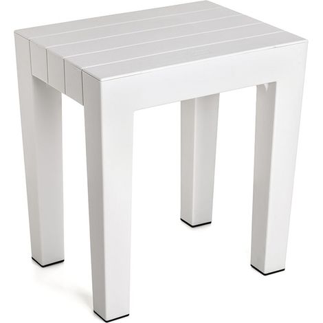 Banqueta Lombok blanco Tatay