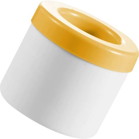 Bac à glaçons avec couvercle, grand bac à glaçons en silicone, moule à glaçons rond pour cocktails glacés, couleur jaune. (1/5)