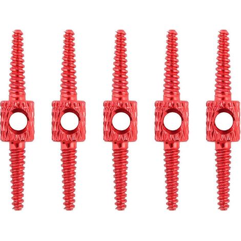 5 raccords de tuyau multi-usages pour systèmes de freinage de vélo (rouge) (1/5)