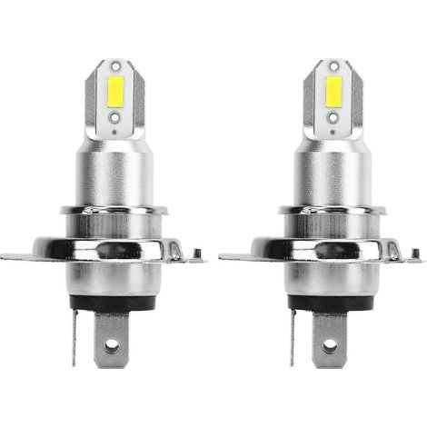 Stück Motorrad-LED-Scheinwerferlampen, helles und stabiles Licht, 2600 lm, 110 W, H4-Lampen für Autos
