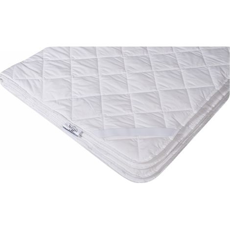 Funda protectora de colchón de 90x200 cm con almohadilla antialérgica y elástico (1/2)