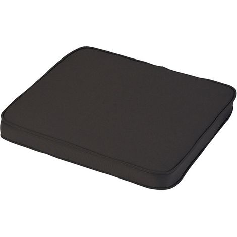 Seat Pads Outdoor Garden Furniture Cushion - L40 x W40 x H4 cm - Black