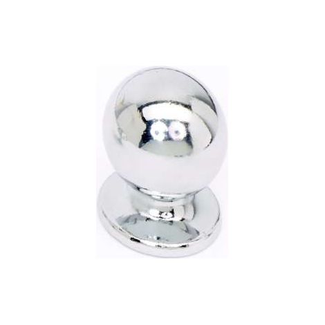 Pomolo sfera in metallo cromo lucido diametro 20 mm