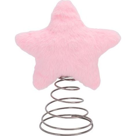 Décoration de sommet d'arbre de noël, Adorable étoile en peluche, pour fête, bureau, décoration de la maison, Roseate (1/5)
