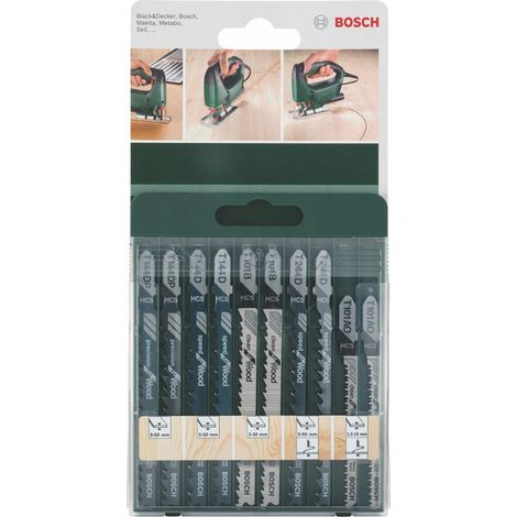 Accessories 2609256744 Lame pour Scie sauteuse 10 pièces Queue en T (1/3)