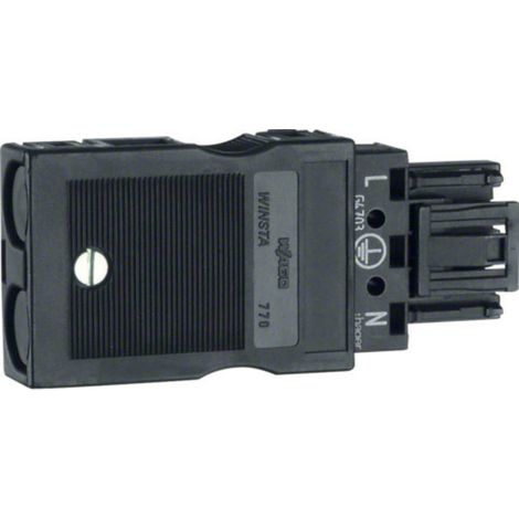 Hager G4713 Canalina portacavi a muro 1 pz. Nero (1/3)