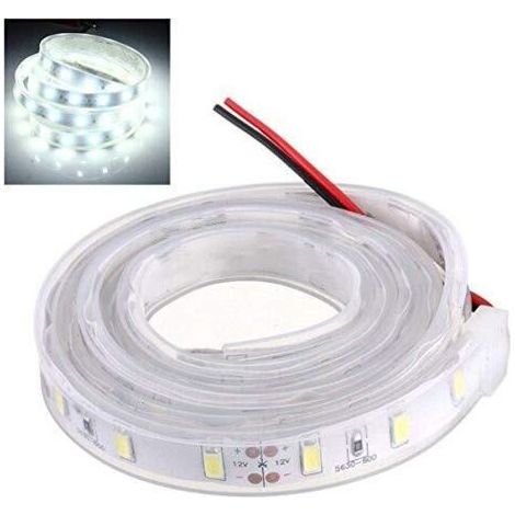 5M 5630 SMD LED Silicone Strip Light Cool Blanc Étanche 12V (1/5)