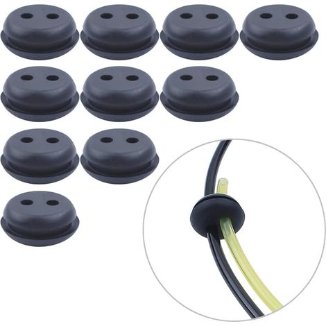 Kit de 10 bouchons de conduite de carburant, pour Echo Hc-2000 Hc-2400 Pb-1000 Pb-251 Pb-255, pièces de coupe-bordure, 13211544330 (1/5)