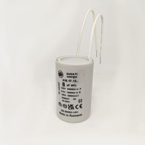 Condensatore 8mf  SANIVITE SANICOM SFA V3380 SANITRIT