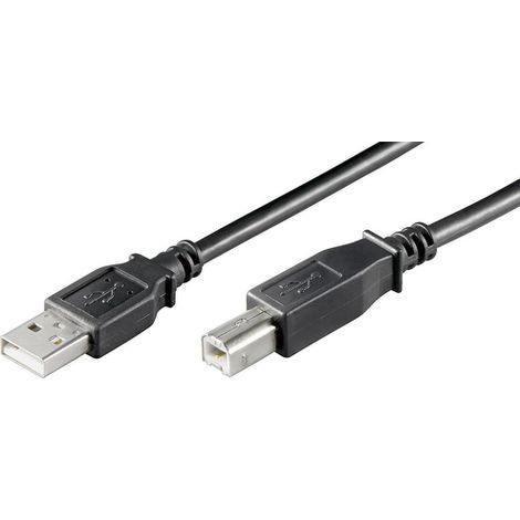 Microconnect USBAB3B-lszh USB-Kabel USB 2.0 3 m USB A USB B Schwarz (1/2)