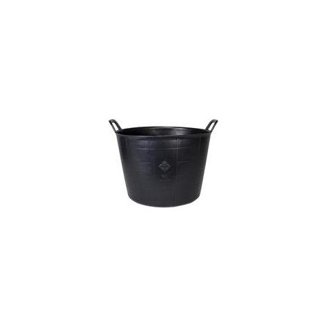 CAPAZO PLASTICO NEGRO NO.3 (40 L.) HEAVY DUTY - RUBI