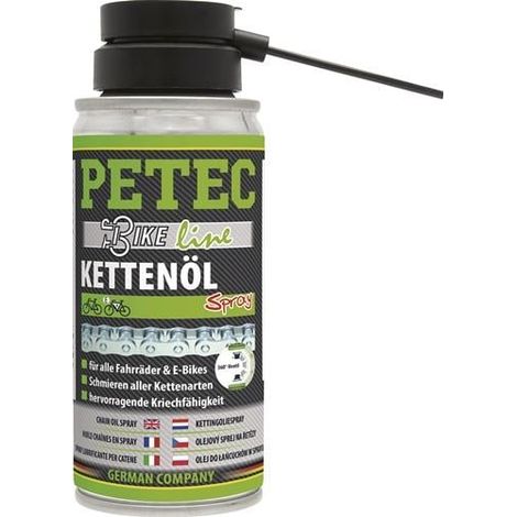 Huile de chaîne Wet Lube 100ml transp.Spraydose PETEC