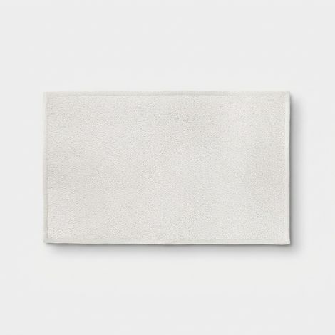 Tappeto bagno in tessuto bouclè antiscivolo 110x60 Bouclè - Bianco (1/2)