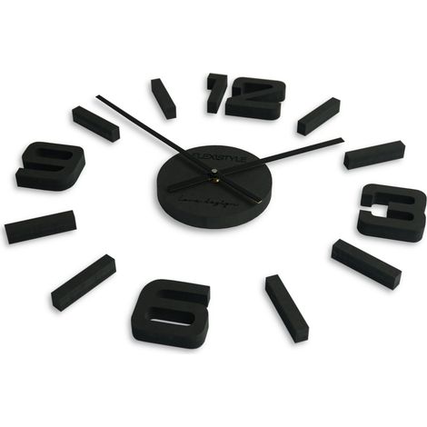 Reloj de pared de madera adhesivo EKO de 75 cm (1/5)
