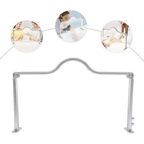 Lampe LED de table argentée pour extension de cils, 48W 3000K-6000K, lampe pliable pour techniciennes en ongles, 3360lm lampe réglable pour techniciennes en ongles, Luminaire (1/5)