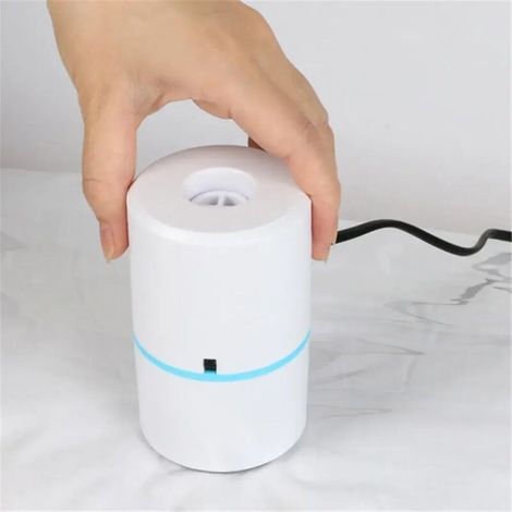 1 unité Pompe à vide électrique, compacte 10,5 x 6,8 cm, pour sacs sous vide vêtements et aliments, usage voyage et rangement domestique