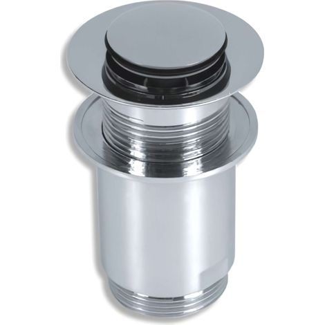 Novaservis - Tope de desagüe para lavabo con rebosadero, cromado 34,0
