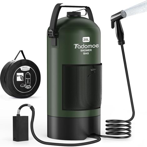 Douche Solaire Portable Électrique 20L pour Camping (1/5)