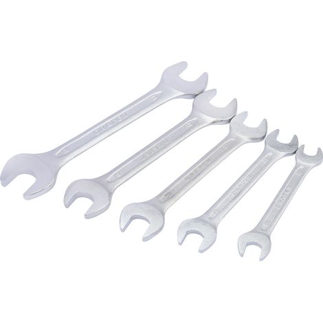 Draper 5-Piece Metric Double Open End Spanner Set (Model 30768)