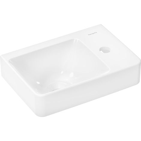 hansgrohe Xelu Q Handwaschbecken mit Ablage rechts, 1 Hahnloch, (1/2)