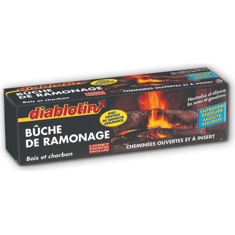"Ceppo di ramonaggio - ACTO - DIABLOTIN - Ceppo di Ramonaggio Diablotin - Elimina fuliggine e catrame - Fornito con libretto di manutenzione"