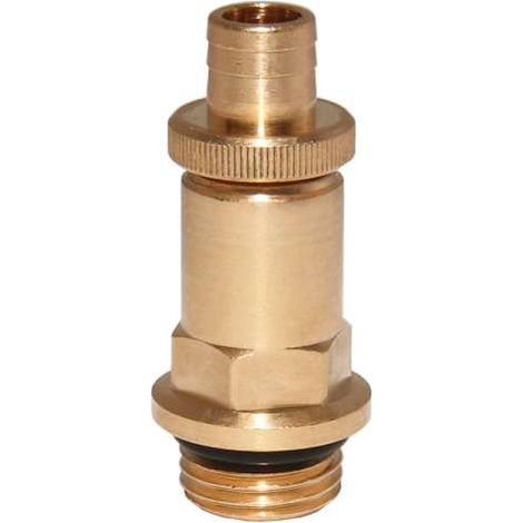 Kemper Axial-, Füll- u. Entleerungsventil R 1/4'' m. Schlauchanschluss 8mm J71091700000600