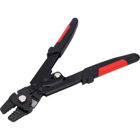 Pince à Sertir Acier Carbone 4 Positions + 150 Cosses Aluminium M1.2-M2 pour Câbles Inox et Laisses (1/4)