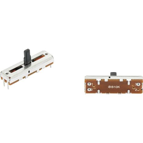 TRU COMPONENTS F2031N Schiebe-Potentiometer 10 kΩ Mono 0.1 W linear 1 St.