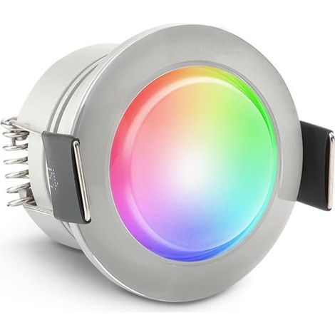 Einbaustrahler Mini Acryl Genova 3W IP65 durchverbindbar - Lichtfarbe: RGB+2700K