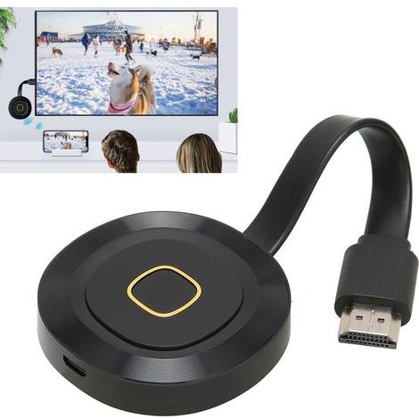 Adattatore per display wireless HDMI WiFi 5G, ricevitore multimediale compatibile con DLNA, Miracast e AirPlay. (1/5)