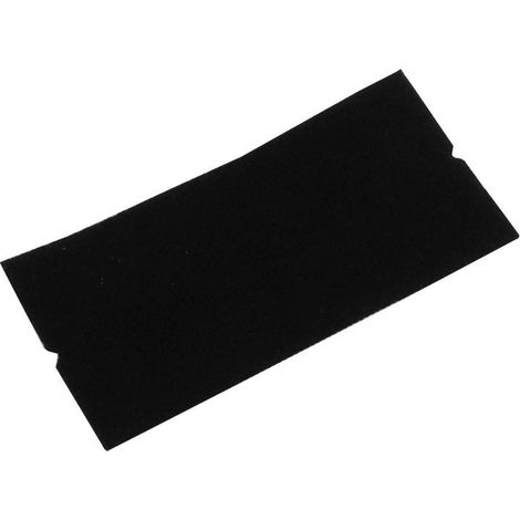 Raclette carrée de 20 mm de large pour la découpe des bords de films adhésifs pour covering de voiture, résistante aux rayures, à poils fins. Accessoires pour raclette de covering de voiture.